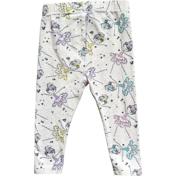 Baby Gap Girls Toddler Kids Multicolor Printed Ballerina Leggings. 12-18 Months. - Picture 3 of 5